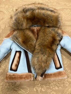 KIDS EL JEFE SHEARLING JACKET COAT SIZE 3 ( for Toddlers 2-5 years old )